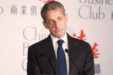 Nicolas Sarkozy lundi au déjeuner du Chinese Business Club.
