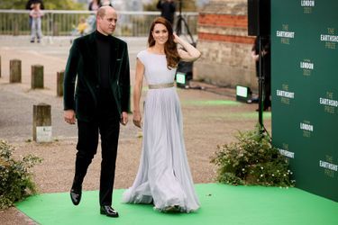 Le prince William et Kate Middleton lors des prix Earthshot, le 17 octobre 2021.