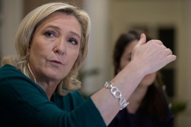 Marine Le Pen, ici à Mulhouse le 4 novembre. 
