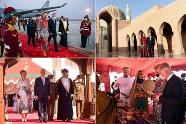 La reine Mathilde et le roi des Belges Philippe au Sultanat d&#039;Oman, du 2 au 4 février 2022
