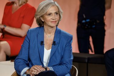Valérie Pécresse en marge d&#039;un débat télévisé en juin dernier. 