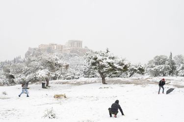 A Athènes, le 25 janvier 2022.