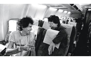 Keith Richards et Mick Jagger (1990).