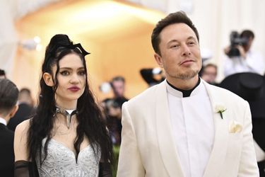 Grimes et Elon Musk en mai 2018. 