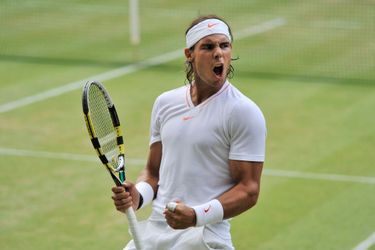 Rafael Nadal remporte Wimbledon en 2010.