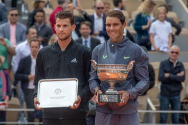 Dominic Thiem et Rafael Nadal en 2019.