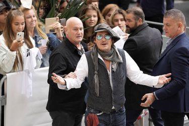 Johnny Depp, "boycotté" à Hollywood, célébré en Europe. 