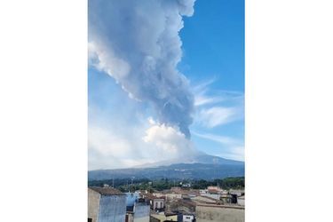 L&#039;Etna en éruption, le 21 septembre 2021.