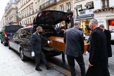 Les obsèques de Jean-Jacques Beineix en l'église Saint-Roch à Paris le 20 janvier 2022
