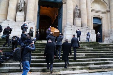Les obsèques de Jean-Jacques Beineix en l&#039;église Saint-Roch à Paris le 20 janvier 2022