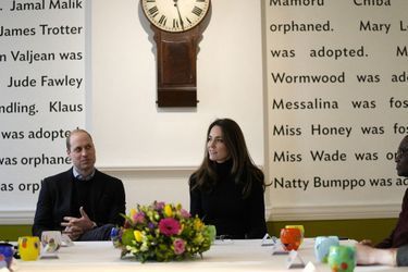 Le prince William et Kate Middleton en visite au Foundling Museum à Londres le 19 janvier 2022