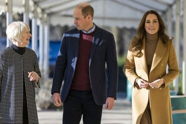 Kate Middleton et le prince William en visite au Clitheroe Community Hospital à Clitheroe (Lancashire) le 20 janvier 2022