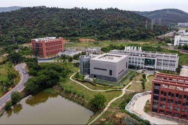 Vue aérienne du laboratoire P4 de l&#039;institut de virologie de Wuhan, le 13 mai.