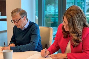 Bill et Melinda Gates, en janvier 2019.