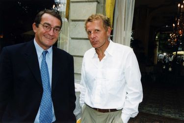 Jean-Pierre Pernaut et Patrick Poivre d'Arvor en août 1999.