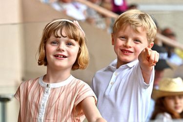 La princesse Gabriella et le prince Jacques de Monaco, le 20 juin 2021 