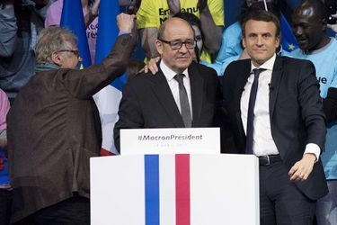 Le meilleur souvenir de campagne de Jean-Yves Le Drian reste le meeting pré-présidentiel d&#039;Emmanuel Macron à Nantes le 19 avril 2017.