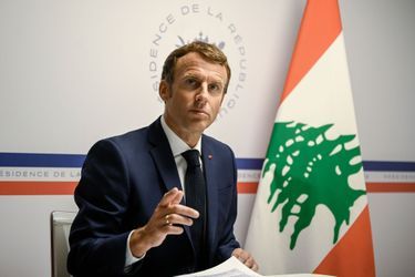 Depuis le fort de Brégançon, Emmanuel Macron participe à la Conférence internationale de soutien à la population libanaise, mercredi.