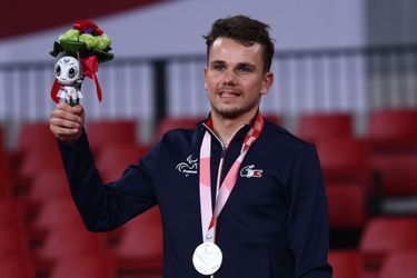 Matéo Bohéas a décroche sa première médaille aux Jeux paralympiques, en tennis de table. 