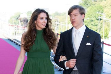 Tessy Antony et son premier mari le prince Louis de Luxembourg, le 24 juin 2016 