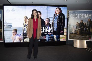 Juliette Binoche à l'avant-première du film «Ouistreham» à Paris le 6 janvier 2022