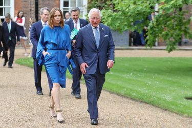 Stella McCartney avec le prince Charles au G7.