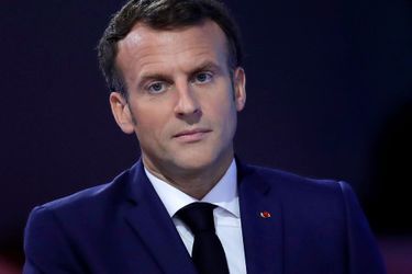 Emmanuel Macron jeudi lors du forum de l'ONU pour l'égalité femmes-hommes.
