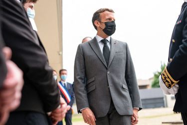 Emmanuel Macron, ici mardi lors d'un déplacement dans le Drôme. 