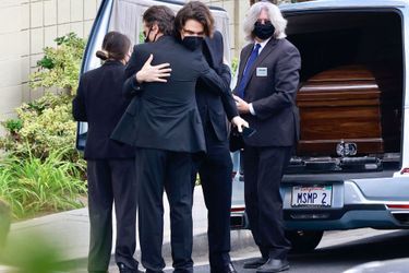 Aux obsèques de l&#039;acteur Bob Saget à Los Angeles, le 14 janvier 2022.