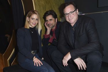 Candace Cameron Bure, John Stamos et Bob Saget au Beverly Hills Film Festival à Los Angeles en avril 2018