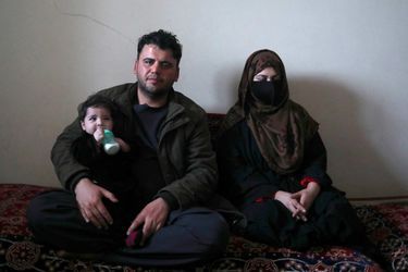 Le petit Sohail a été rendu à ses grands-parents maternels à Kaboul, le 8 janvier 2022.