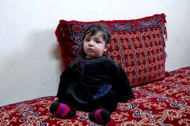 Le petit Sohail a été rendu à ses grands-parents maternels à Kaboul, le 8 janvier 2022.
