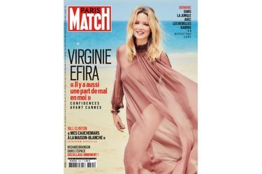 Virginie Efira à la une de Paris Match.
