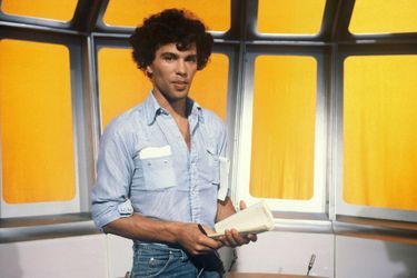 Igor Bogdanoff sur le plateau de 'Temps X', en 1979.