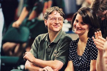 Bill et Melinda Gates en 1996, au temps du bonheur.