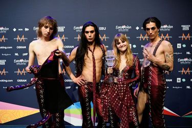 Le groupe italien Måneskin a remporté l'Eurovision samedi.