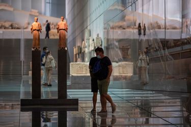 Le musée de l'Acropole, à Athènes, a rouvert.
