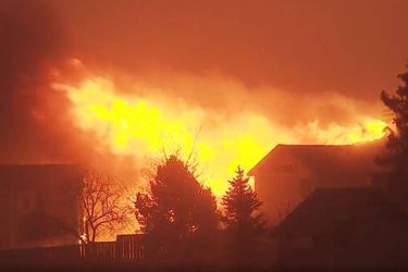 Des centaines de maisons ont été détruites par des incendies dans le Colorado, le 30 décembre 2021.