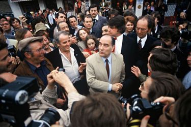 François Mitterrand le 10 mai 1981.