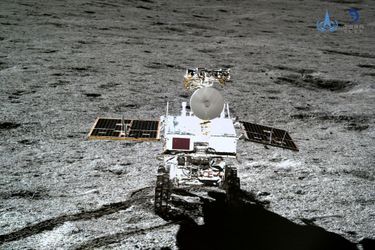 Le robot chinois Yutu-2 sur la Lune.