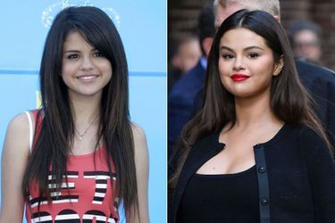 L'évolution de Selena Gomez au fil des années : à gauche en 2007 et à droite en 2021