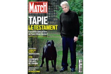 Bernard Tapie en couverture de Paris Match. 