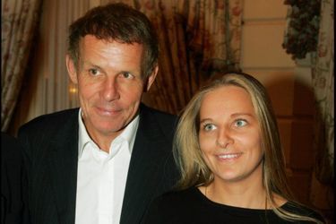 Patrick Poivre d'Arvor et sa fille Morgane, en 2004.