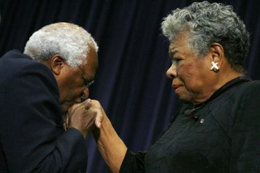 Desmond Tutu et Maya Angelou en novembre 2008