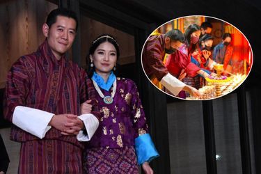 Le roi du Bhoutan Jigme Khesar Namgyel Wangchuck et la reine Jetsun Pema, le 22 octobre 2019 – En vignette, au Dzong de Mongar, le 10 avril 2021