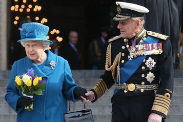 La reine Elizabeth II et le prince Philip, le 13 mars 2015 