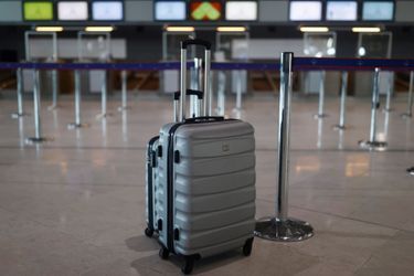 Une valise à l&#039;aéroport parisien Roissy-Charles de Gaulle (image d&#039;illustration). 