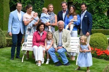 La famille royale suédoise en juillet 2016