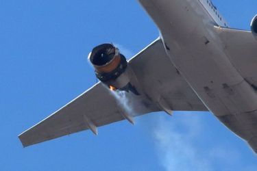 Le Boeing 777 de la compagnie United Airlines a subi un incendie de réacteur, qui n'a fait aucun blessé.