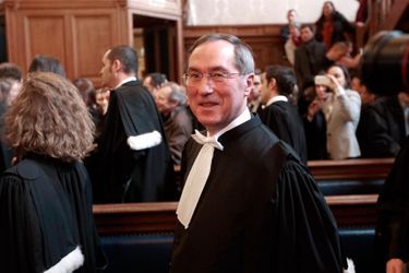 Claude Guéant a prêté serment en tant qu'avocat en décembre 2012, à Paris.